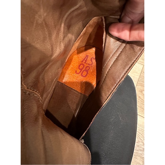 A.S.98 patent leather boots NEW size 9 - Picture 4 of 7